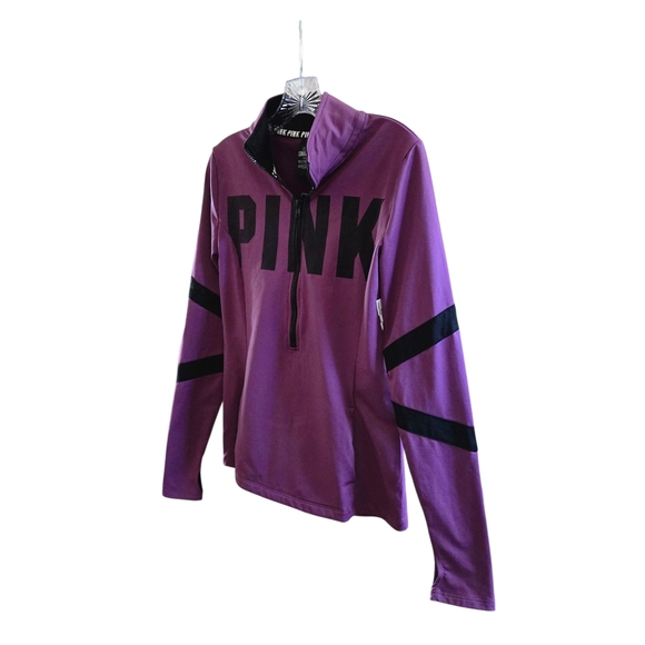 Victoria's Secret PINK Black and Purple Top - Picture 5 of 9